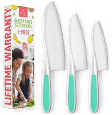  Gluten-Free Kids Cooking Crew Cookbook + Beginner Knife Bundle
