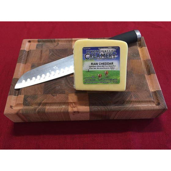 Raw Grass-Fed Mild Cheddar Cheese - 10.5 oz.