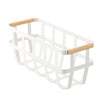 Yamazaki Slim Tosca Basket with Wooden Handles