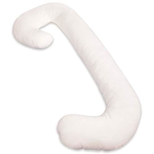 Leachco Snoogle Original Maternity/Pregnancy Total Body Pillow, Ivory