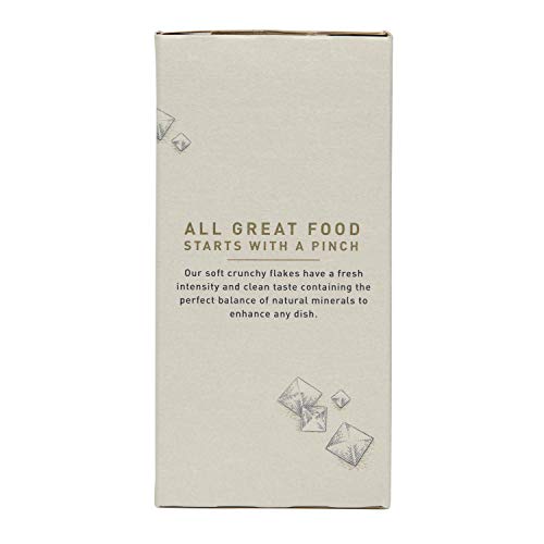 Maldon Salt, Sea Salt Flakes, 8.5 oz (240 g), Kosher, Natural, Handcrafted, Gourmet, Pyramid Crystals