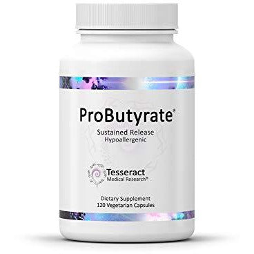 Tesseract Medical Research ProButyrate, Butyric Acid 300mg, GI Supplement, 120 Capsules