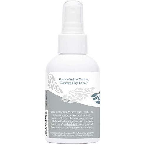 Herbal Perineal Spray by Earth Mama | Safe for Pregnancy and Postpartum, Natural Cooling Spray for After Birth, Benzocaine and Butane-Free 4-Fluid Ounce