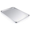 TeamFar Baking Sheet, Cookie Sheet Half Sheet Baking Pans Stainless Steel, 20 14 1, Non Toxic & Healthy, Heavy Duty & Thick Gauge, Mirror Finish & Dishwasher Safe - 2 Piece