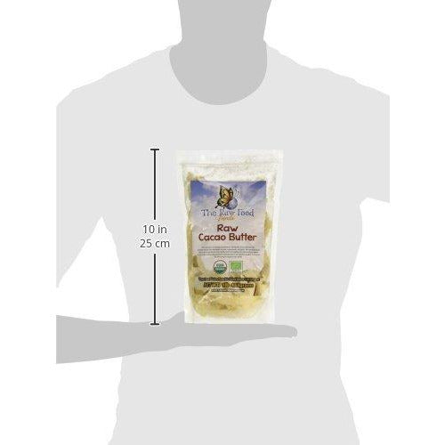 Raw Organic Cacao Butter, 16oz, The Raw Food World