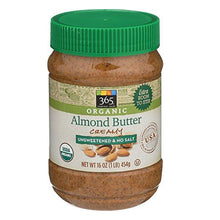  365 everyday value 16 oz. unsweetened, no salt organic creamy almond butter Danielle Walker