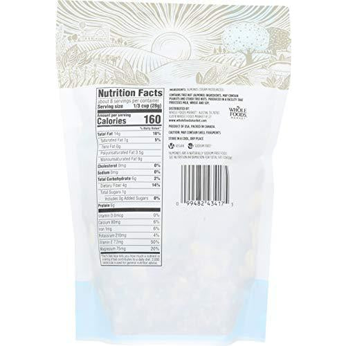 365 everyday value 8 oz. bag sliced almonds bag back Danielle Walker