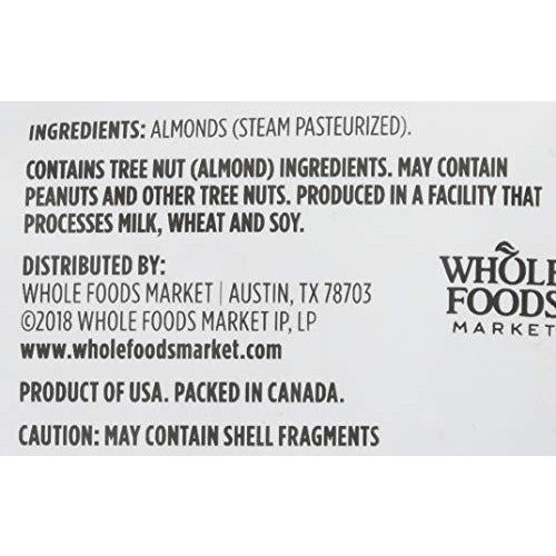365 everyday value 8 oz. bag sliced almonds ingredients list Danielle Walker