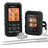 ThermoPro TP20B Black 500FT Wireless Meat Thermometer with Dual Meat Probe, Digital Cooking Food Meat Thermometer Wireless for Smoker BBQ Grill Thermometer, NSF Certified