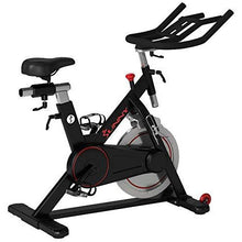  Sunny Health & Fitness Magnetic Belt Drive Indoor Cycling Bike with 44 lb Flywheel and Large Device Holder