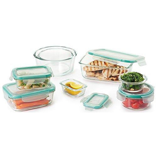 OXO Good Grips 7 Cup Smart Seal Glass Round Food Storage Container