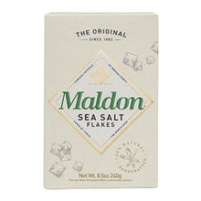  Maldon Salt, Sea Salt Flakes, 8.5 oz (240 g), Kosher, Natural, Handcrafted, Gourmet, Pyramid Crystals