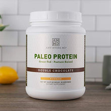  Paleo Protein Powder from Dr. Amy Myers - Double Chocolate - Clean Grass Fed, Pasture Raised Hormone Free - Non-GMO, Gluten & Dairy Free - Perfect for Keto and Paleo Diet - 21g Protein Per Serving