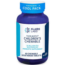  Klaire Labs Ther-Biotic Children's Chewable Probiotic - 25 Billion High CFU, 8 Strains - Probiotics for Kids - Supports Digestive Health and Immune Support - Hypoallergenic and Dairy-Free (60 Tablets)