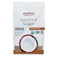  Nutiva Organic Coconut Sugar, Unrefined, 1 Pound