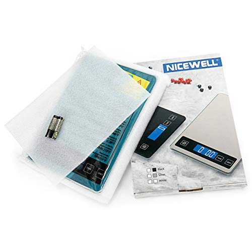 Nicewell Food Scale, 22lb Digital Kitchen Scale Weight Grams and ounces for Cooking Baking