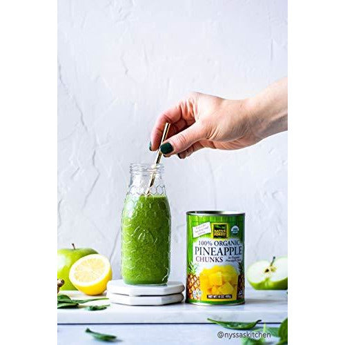 Native Forest Organic Pineapple Chunks, 14 Ounce Cans (Pack of 6)