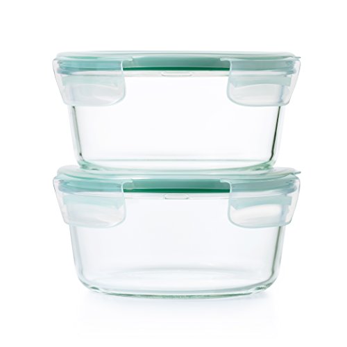 OXO Good Grips 7 Cup Smart Seal Glass Round Food Storage Container