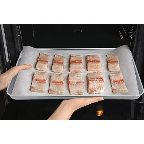 TeamFar Baking Sheet, Cookie Sheet Half Sheet Baking Pans Stainless Steel, 20 14 1, Non Toxic & Healthy, Heavy Duty & Thick Gauge, Mirror Finish & Dishwasher Safe - 2 Piece