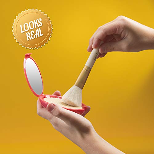 Litti Pritti Pretend Makeup for Girls - 11 Piece Play Makeup Set- Realistic Kids Makeup kit for Girl (Imitation - not Real)