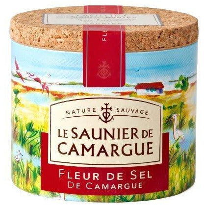 Le Saunier De Camargue Fleur De Sel Sea Salt, 4.4 Ounce Canisters (5 PACK)