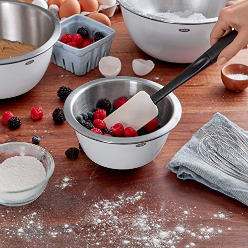 OXO Good Grips 3-Piece Stainless-Steel Mixing Bowl Set