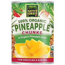  Native Forest Organic Pineapple Chunks, 14 Ounce Cans (Pack of 6)