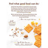 Simple Mills Almond Flour Crackers, Farmhouse Cheddar, Gluten Free, Flax Seed, Sunflower Seeds, Corn Free, Good for Snacks, Made with whole foods, 3 Count (Packaging May Vary)