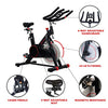 Sunny Health & Fitness Magnetic Belt Drive Indoor Cycling Bike with 44 lb Flywheel and Large Device Holder