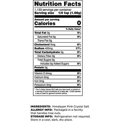 Terrasoul Superfoods Himalayan Pink Salt, 2.5 Lbs - Extra Fine | Trace Minerals