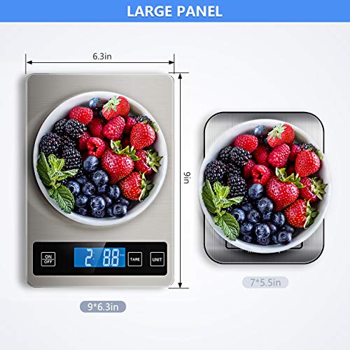 Nicewell Food Scale, 22lb Digital Kitchen Scale Weight Grams and ounces for Cooking Baking