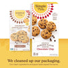 Simple Mills Almond Flour Chocolate Chip Cookies, Gluten Free and Delicious Crunchy Cookies, Organic Coconut Oil, Good for Snacks, Made with whole foods, 3 Count (Packaging May Vary)