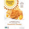 Simple Mills Almond Flour Crackers, Farmhouse Cheddar, Gluten Free, Flax Seed, Sunflower Seeds, Corn Free, Good for Snacks, Made with whole foods, 3 Count (Packaging May Vary)