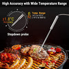 ThermoPro TP20B Black 500FT Wireless Meat Thermometer with Dual Meat Probe, Digital Cooking Food Meat Thermometer Wireless for Smoker BBQ Grill Thermometer, NSF Certified