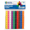 Learning Resources MathLink Cubes, Homeschool, Educational Counting Toy, Math Cubes, Linking Cubes, Early Math Skills, Math Manipulatives, Set of 100 Cubes, Ages 5+