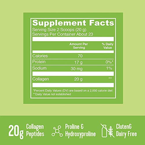 Vital Proteins Beef Gelatin : Pasture-Raised, Grass-Fed, Non-GMO - Gluten free, Dairy free, Sugar free, Whole30 Approved, and Paleo friendly, 16.4 Ounce (Pack of 1)