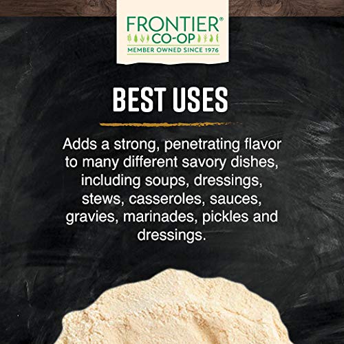 Frontier Co-op Garlic Powder, Certified Organic, Kosher | 1 lb. Bulk Bag | Allium sativum L.