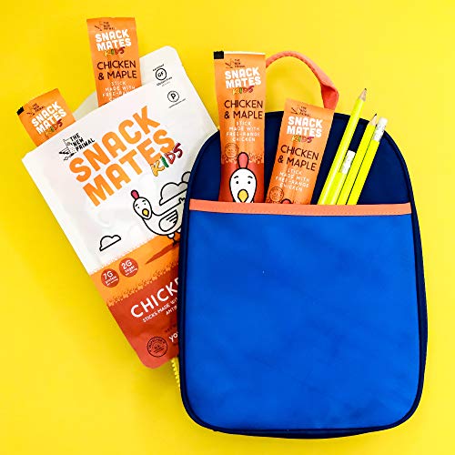 THE NEW PRIMAL SNACK MATES Free-Range Chicken MINI Sticks, Keto, Paleo, High Protein, Gluten-Free, .5 Oz Sticks, Turkey Sticks 8 Pack. LUNCHBOX FRIENDLY