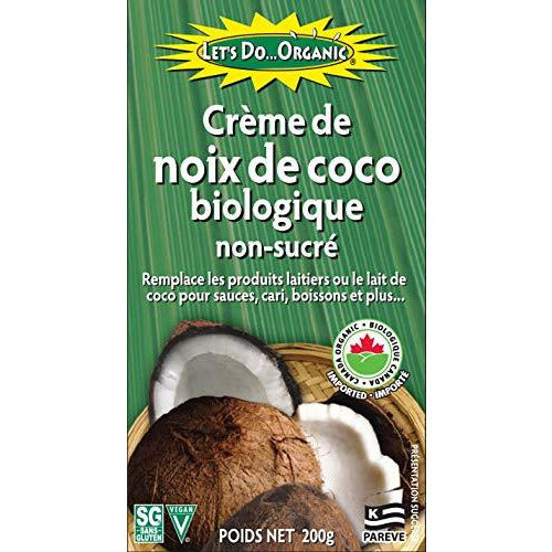 Let's Do Organic Creamed Coconut, 7 Ounce Box (Pack of 6)