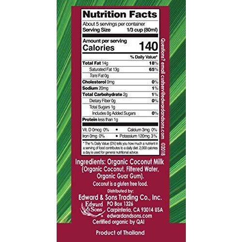 Native Forest Organic Classic Coconut Milk, 13.5 Ounce Cans (Pack of 12),Packaging may Vary