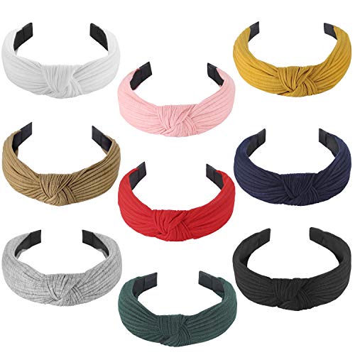 Knotted Headbands - 9 Pcs