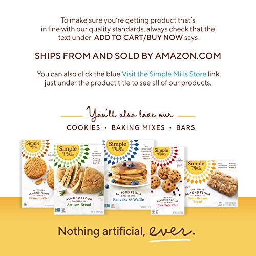 Simple Mills Almond Flour Crackers, Farmhouse Cheddar, Gluten Free, Flax Seed, Sunflower Seeds, Corn Free, Good for Snacks, Made with whole foods, 3 Count (Packaging May Vary)
