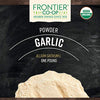 Frontier Co-op Garlic Powder, Certified Organic, Kosher | 1 lb. Bulk Bag | Allium sativum L.