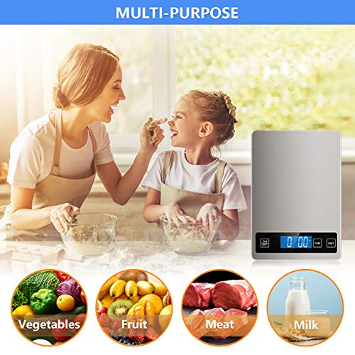 Nicewell Food Scale, 22lb Digital Kitchen Scale Weight Grams and ounces for Cooking Baking