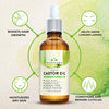Organic Castor Oil - USDA Certified Organic (1oz)