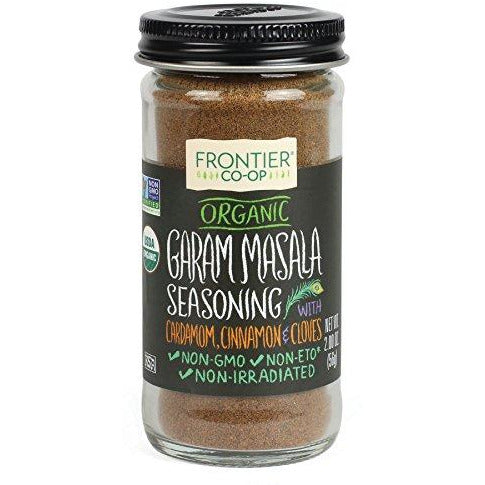 Frontier Garam Masala Certified Organic, Salt Free Blend, 2-Ounce Bottle