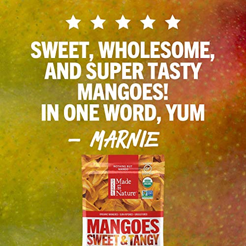 Made In Nature Organic Dried Mangoes, 28oz - Non-GMO Vegan Dried Fruit Super Snack