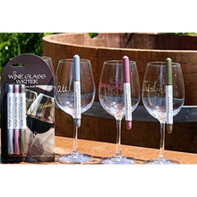  Wine Enthusiast Wine Glass Writer Metallic Pen (3 Pack)
