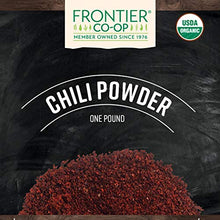  Frontier Co-op Chili Powder Blend, Certified Organic, Kosher, Salt-Free, Non-irradiated | 1 lb. Bulk Bag