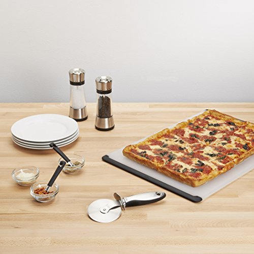 OXO 50781 SteeL Pizza Wheel and Cutter,Silver